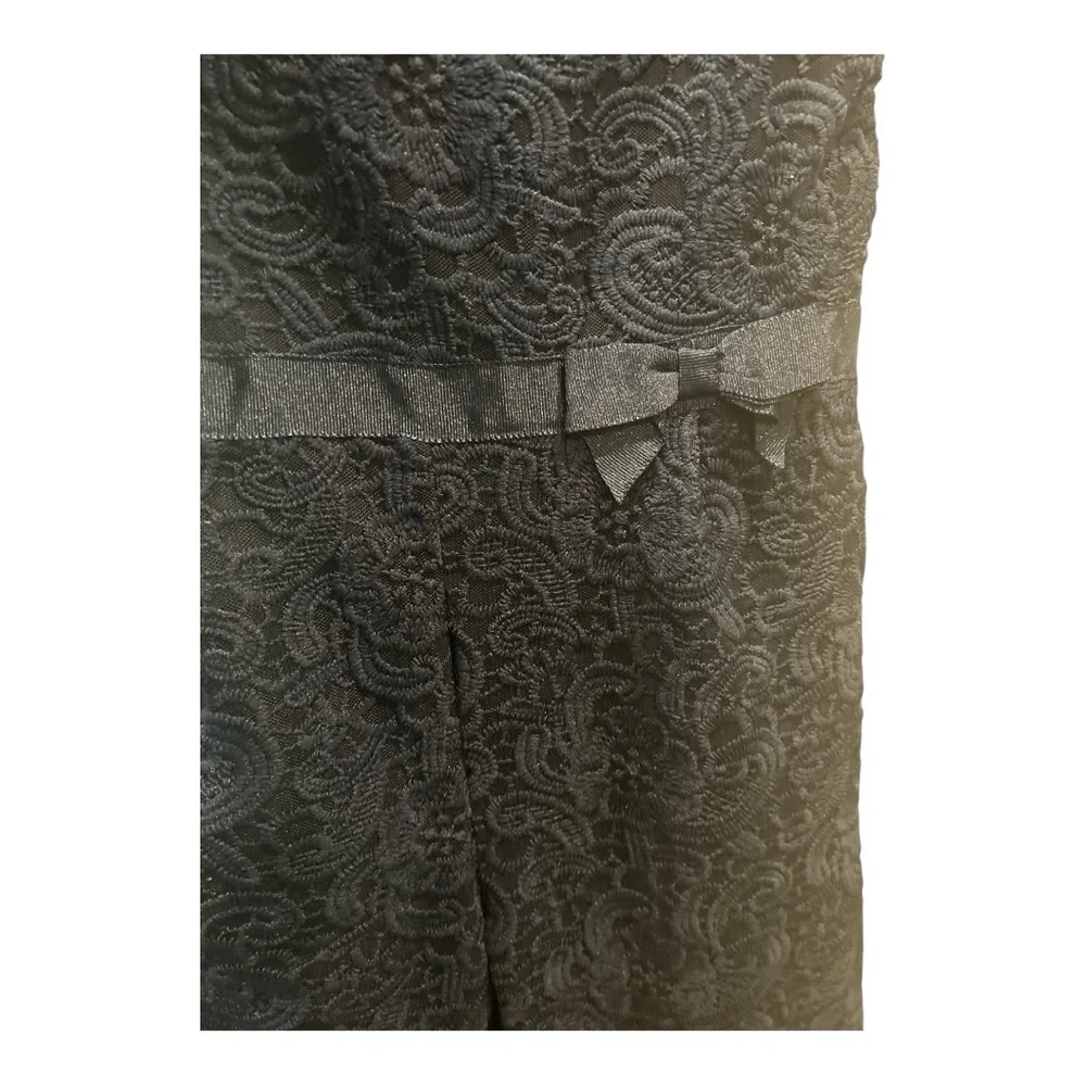 Janie and Jack Elegant Navy Blue Lace Jumpsuit Girls Size 7